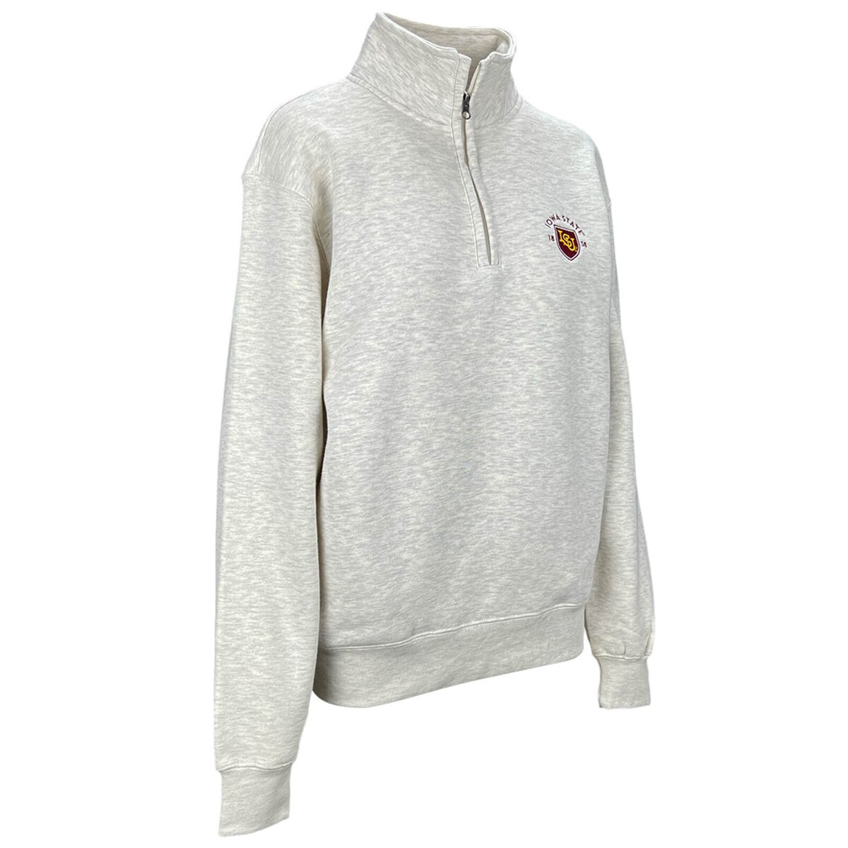 Gear ISU 1858 Oatmeal 1/4-Zip Sweatshirt